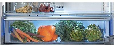 Blomberg - 29.125 Inch 16.2 cu. ft Bottom Mount Refrigerator in Stainless - BRFB1812SSN