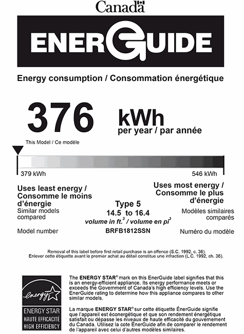 Blomberg - 29.125 Inch 16.2 cu. ft Bottom Mount Refrigerator in Stainless - BRFB1812SSN