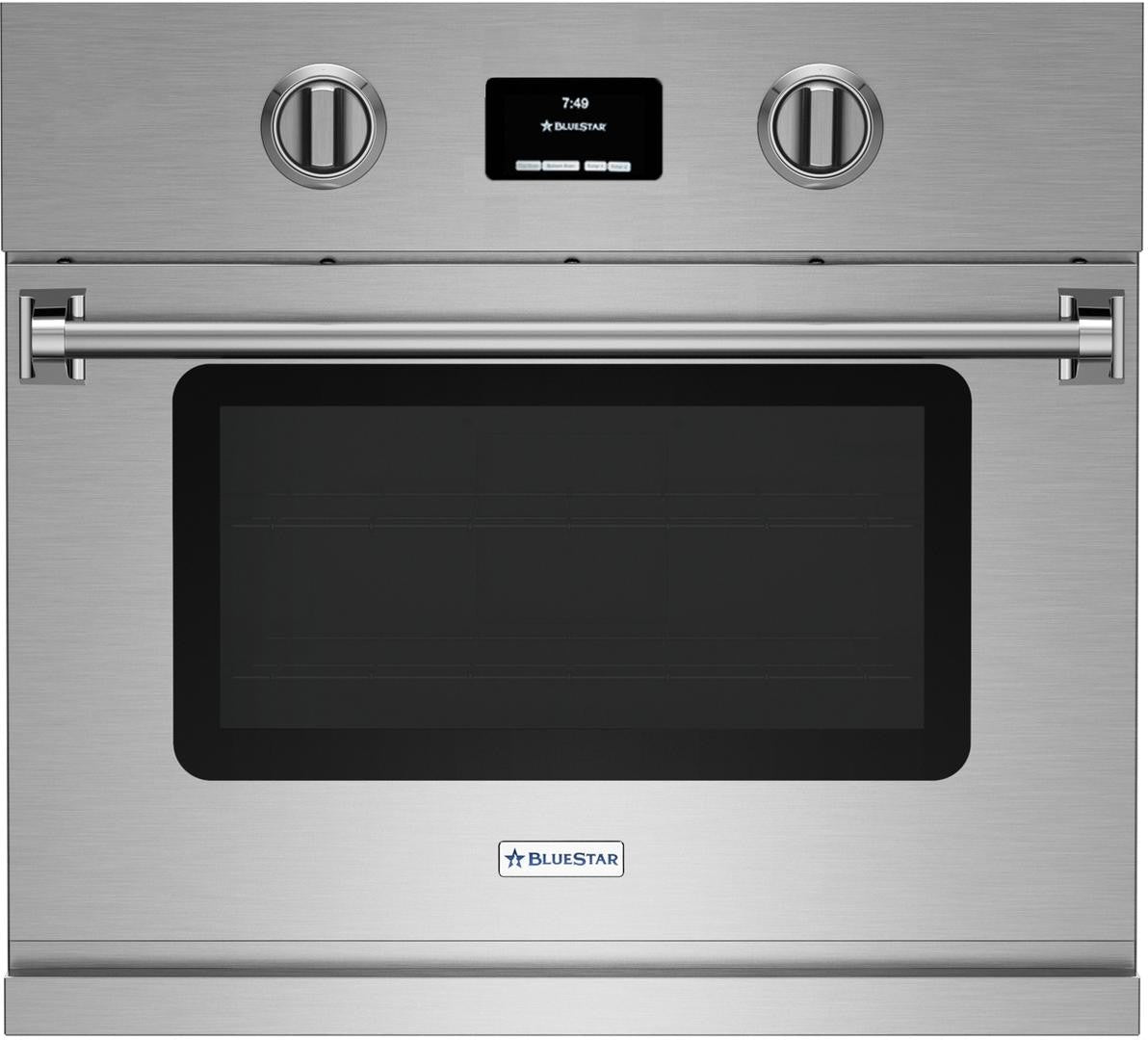 BlueStar - 4.5 cu. ft Single Wall Oven in Stainless - BSEWO30ECDDV2