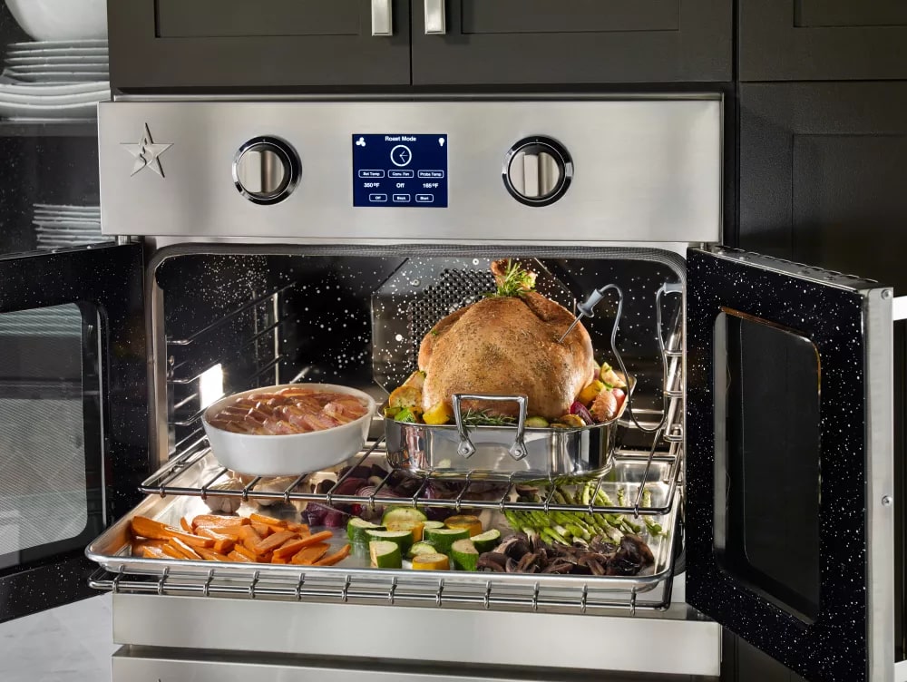 BlueStar - 4.5 cu. ft Single Wall Oven in Stainless - BSEWO30ECSD
