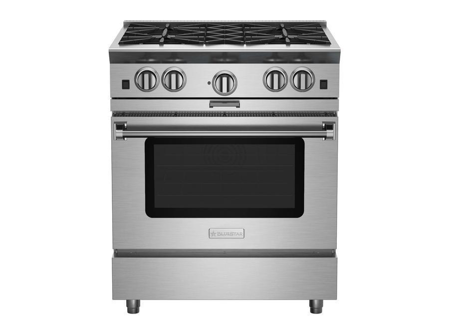 BlueStar - 4.6 cu. ft Gas Range in Stainless - BSP304B