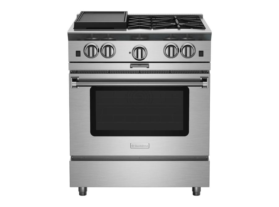 BlueStar - 4.6 cu. ft Gas Range in Stainless - BSP304B