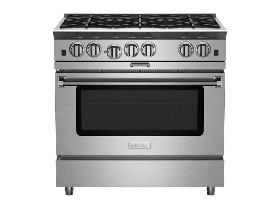 BlueStar - 5.1 cu. ft Gas Range in Stainless - BSP366B