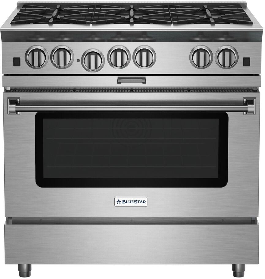 BlueStar - 5.1 cu. ft Gas Range in Stainless - BSP366BL