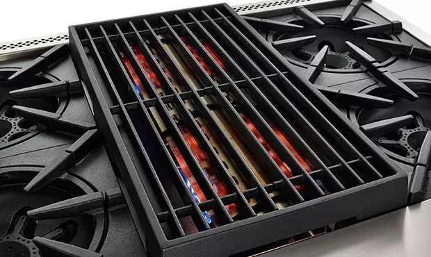 BlueStar - 5.1 cu. ft Gas Range in Stainless - BSP366BL