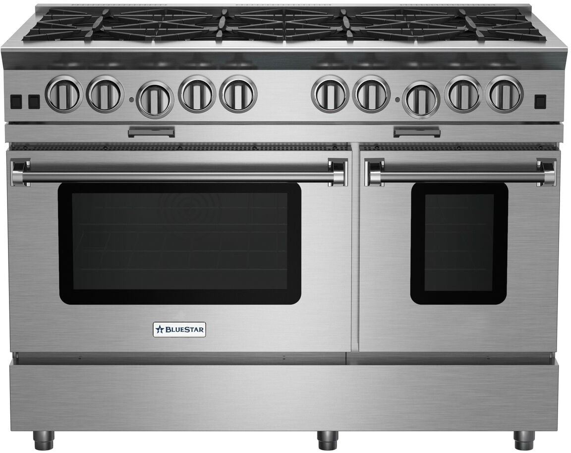 BlueStar - 6.9 cu. ft Gas Range in Stainless - BSP488BL