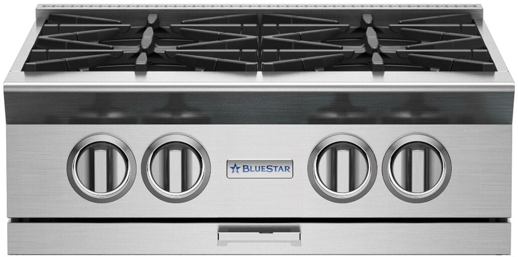 BlueStar - 23.875 inch wide Gas Cooktop in Stainless - BSPRT244BPLT