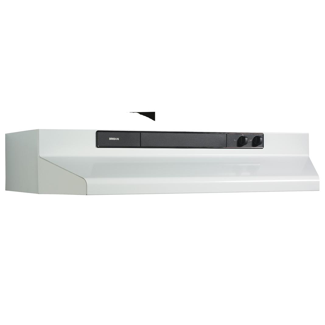 Broan - 30 Inch 260 CFM Under Cabinet Range Vent in White - BU330WH