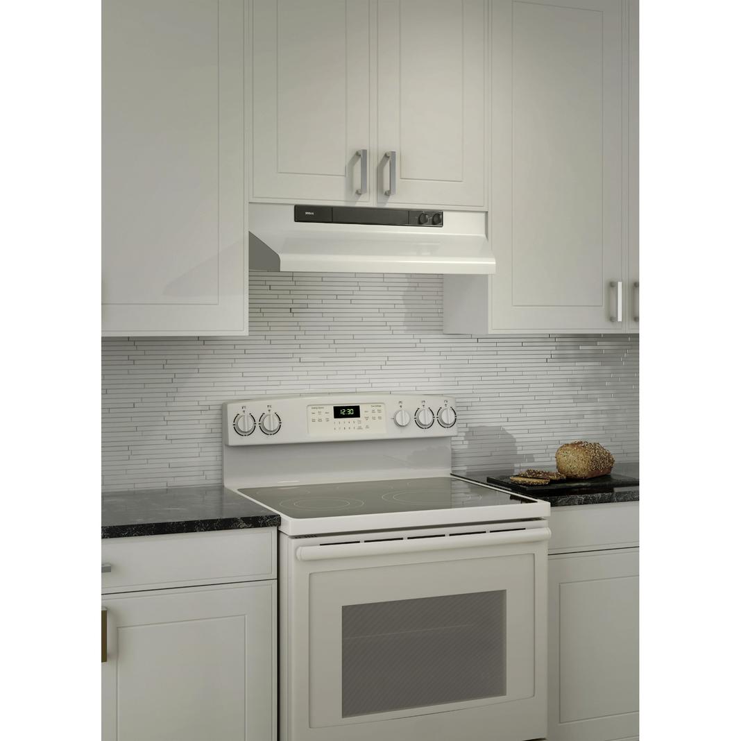 Broan - 30 Inch 260 CFM Under Cabinet Range Vent in White - BU330WH