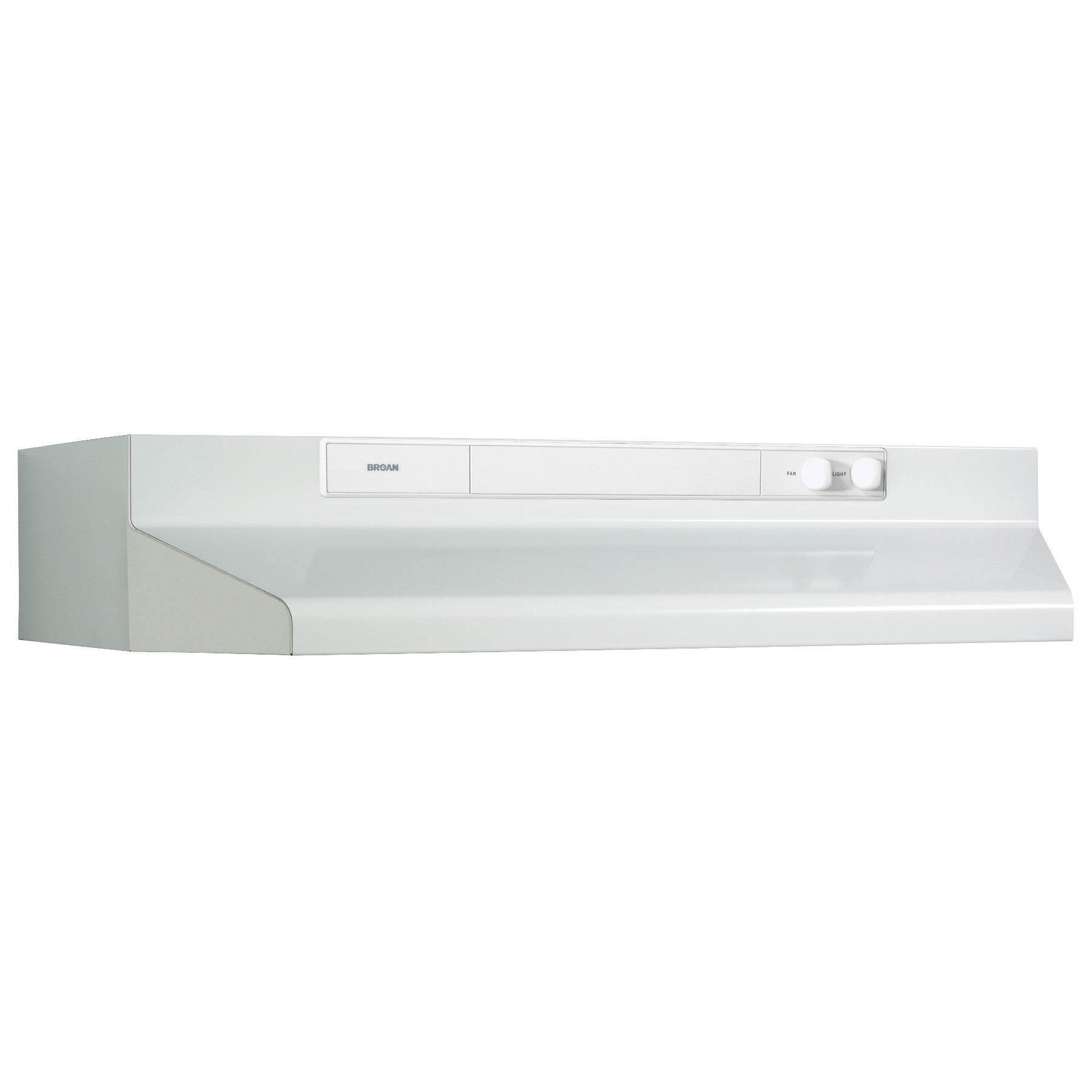 Broan - 24 Inch 260 CFM Under Cabinet Range Vent in White - BU324WW