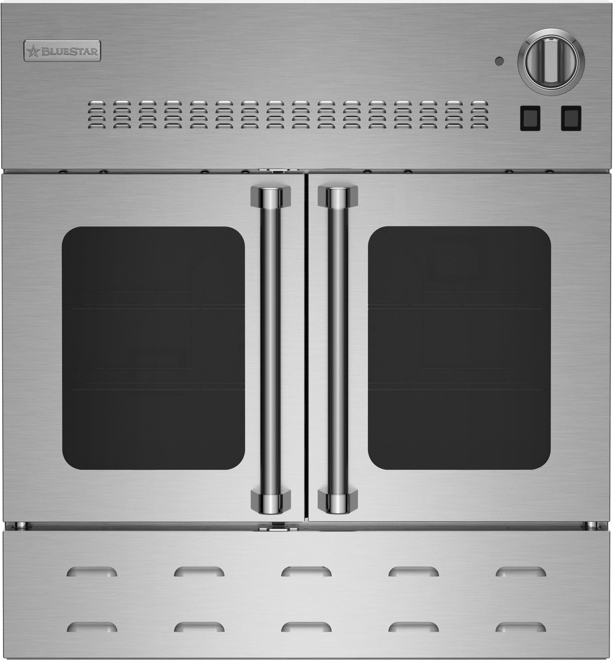 BlueStar - 4.46 cu. ft Single Wall Oven in Stainless - BWO30AGSL