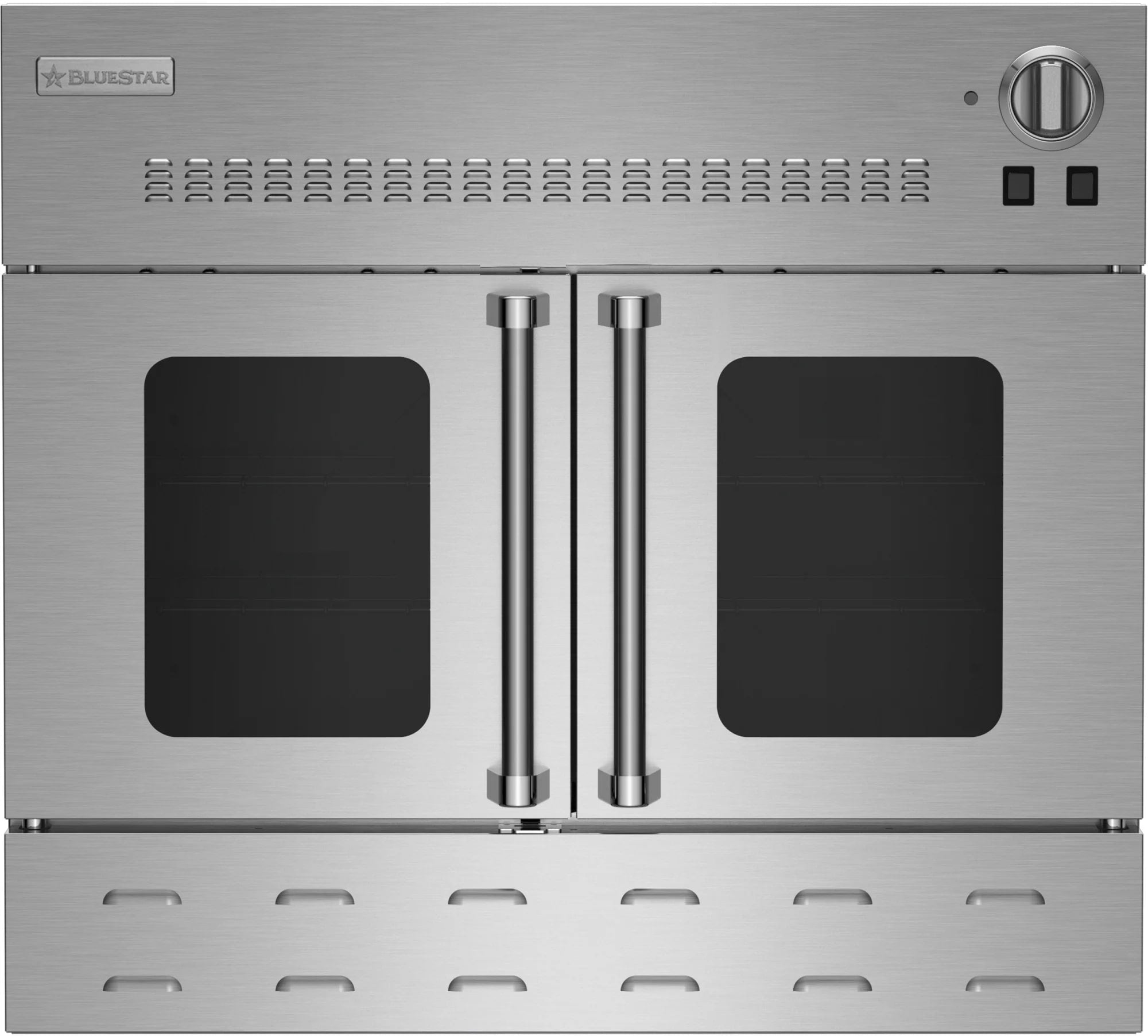 BlueStar - 5.04 cu. ft Single Wall Oven in Stainless - BWO36AGSLPLT