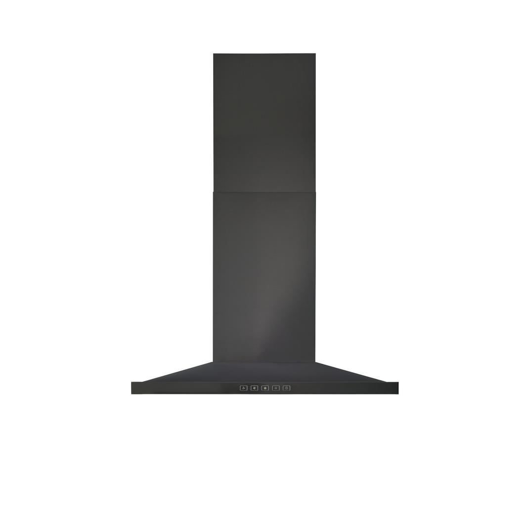 Broan - 30 Inch 450 CFM Wall Mount and Chimney Range Vent in Black Stainless - BWS1304BLS
