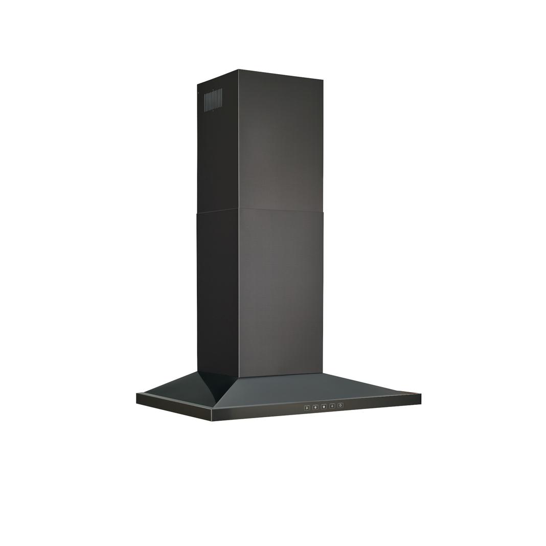 Broan - 30 Inch 450 CFM Wall Mount and Chimney Range Vent in Black Stainless - BWS1304BLS