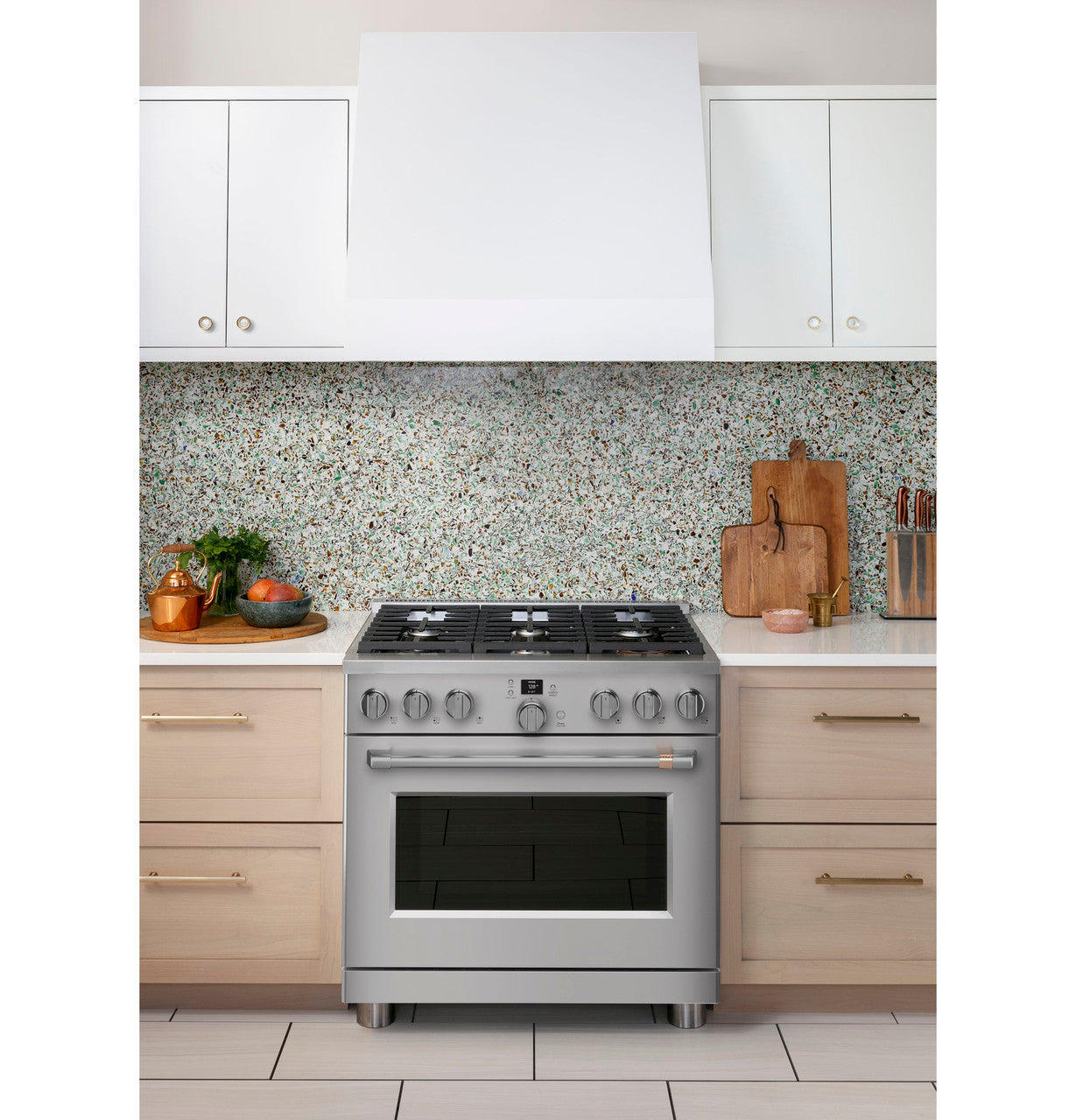 Café - 6.2 cu. ft Gas Range in Stainless - CGY366P2TS1
