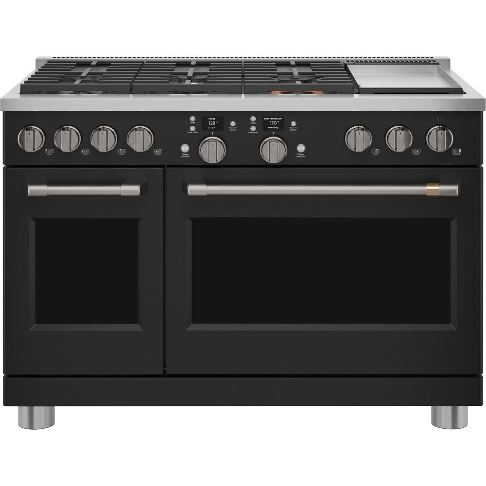 Cafe - 8.2 cu. ft Dual Fuel Range in Black - C2Y486P3TD1