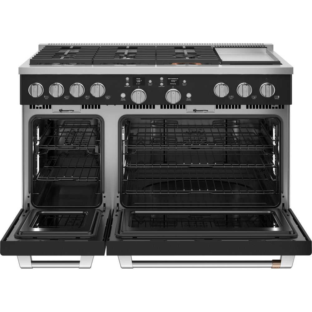 Cafe - 8.2 cu. ft Dual Fuel Range in Black - C2Y486P3TD1
