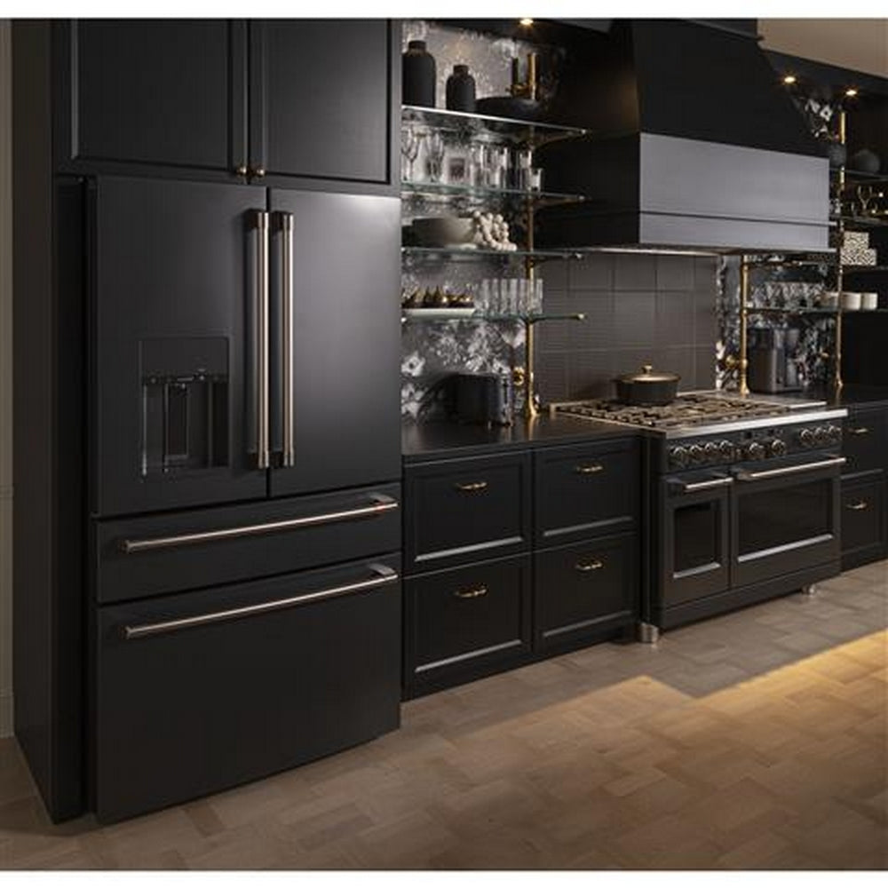 Cafe - 8.2 cu. ft Dual Fuel Range in Black - C2Y486P3TD1