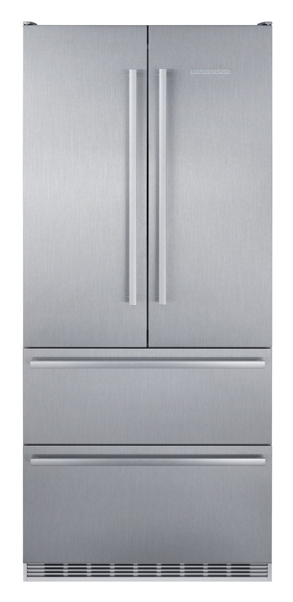 Liebherr - 35.875 Inch 18.9 cu. ft French Door Refrigerator in Stainless - CBS2082