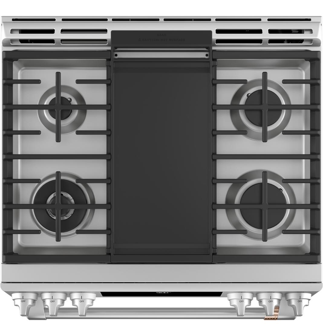 Café - 5.7 cu. ft Dual Fuel Range in Stainless - CC2S900P2MS1