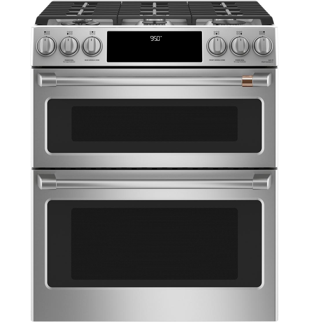 Café - 6.7 cu. ft Dual Fuel Range in Stainless - CC2S950P2MS1
