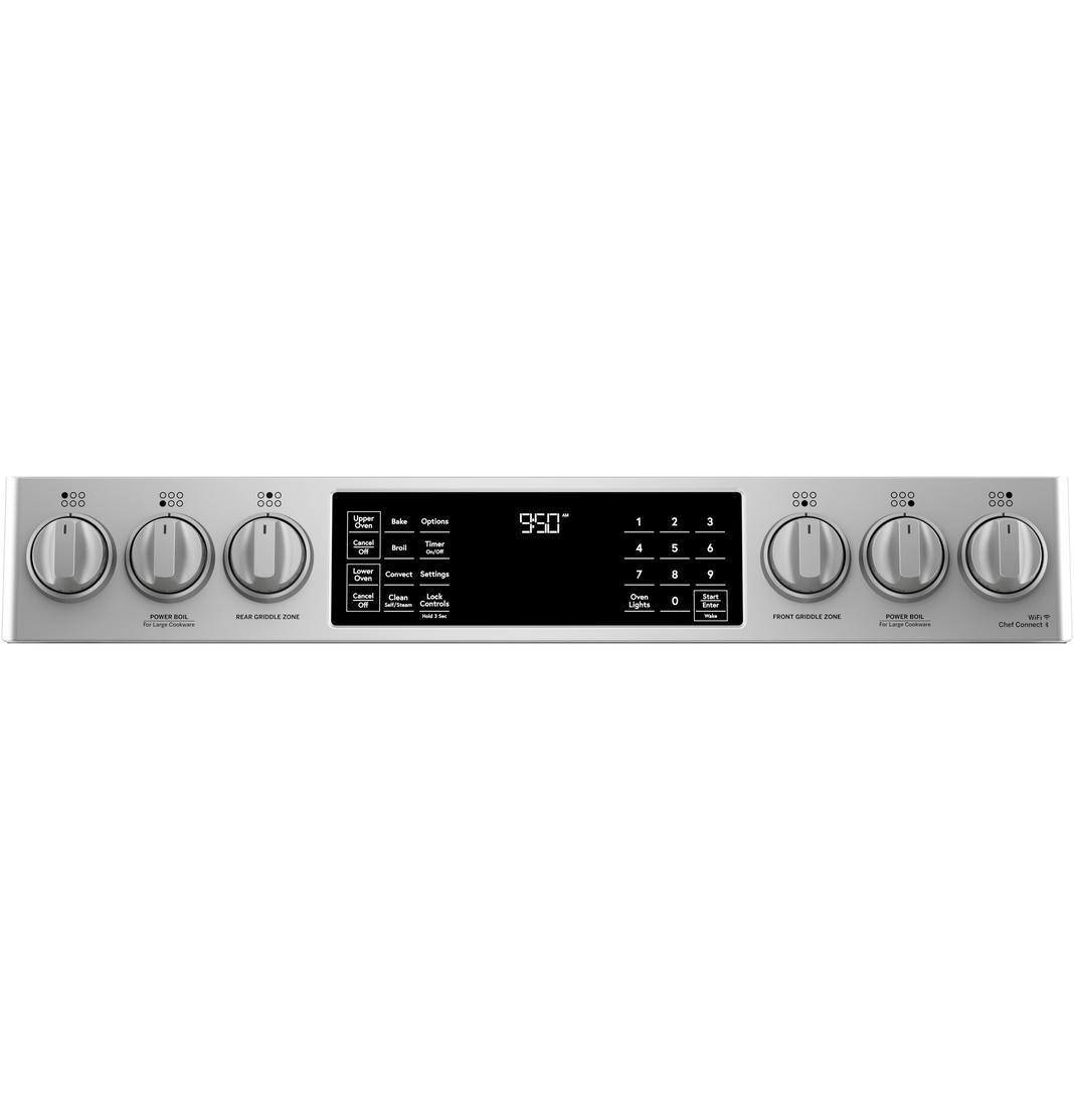 Café - 6.7 cu. ft Dual Fuel Range in Stainless - CC2S950P2MS1