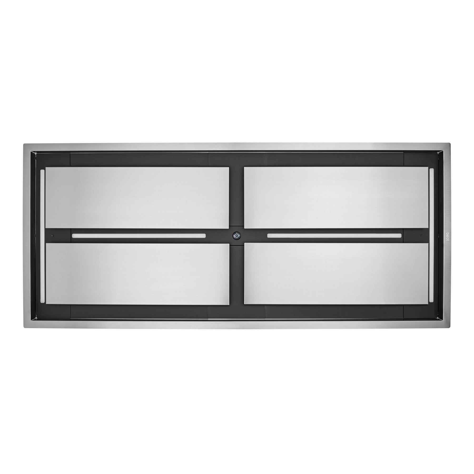 Best - 63.5 Inch Ceiling Mounted Range Hood Vent in Stainless - CC34E63SB