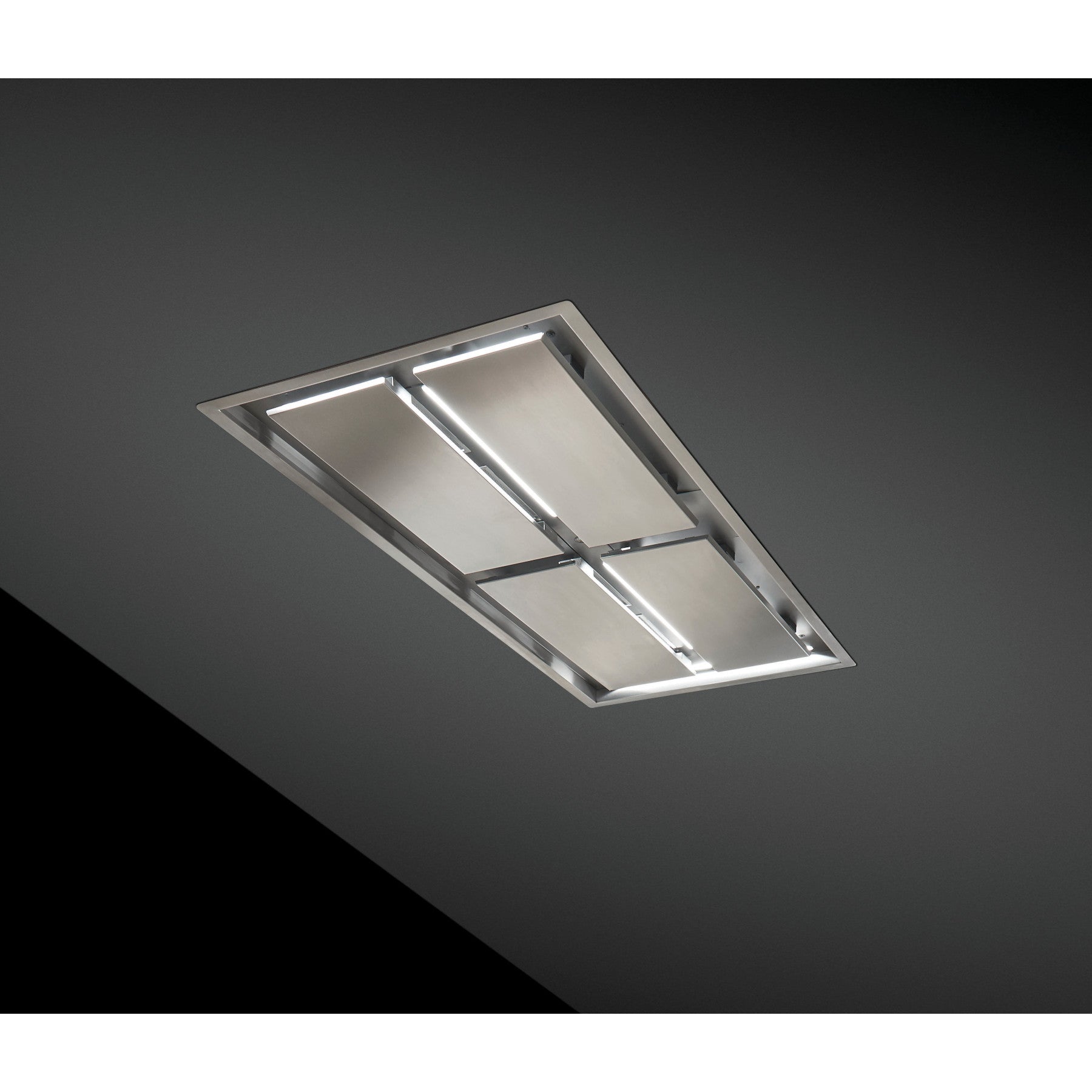 Best - 63.5 Inch Ceiling Mounted Range Hood Vent in Stainless - CC34E63SB