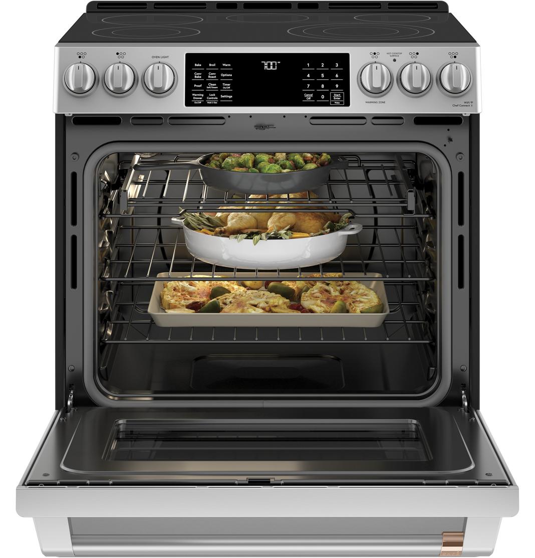 Café - 5.7 cu. ft Electric Range in Stainless - CCES700P2MS1