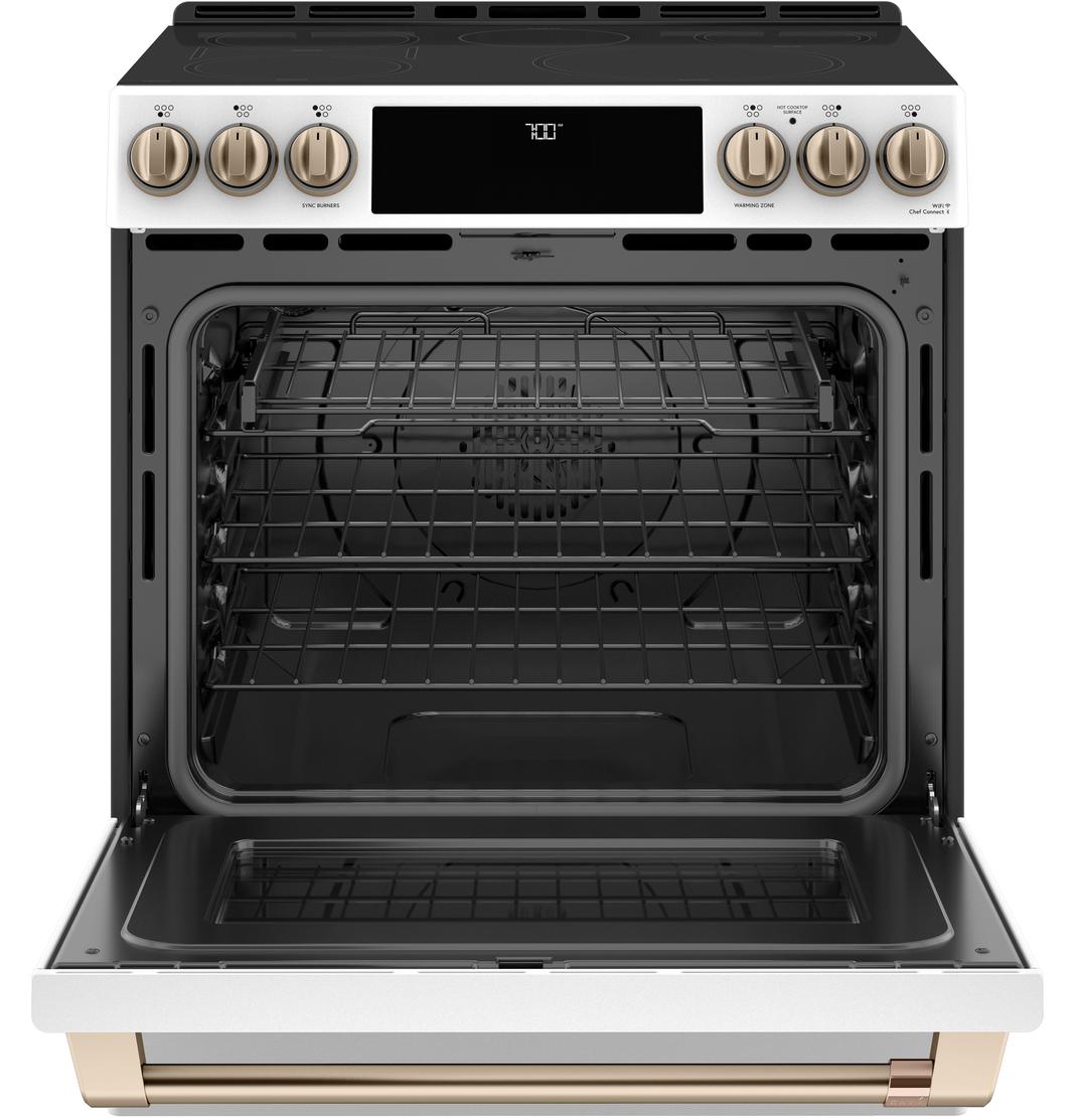 Café - 5.7 cu. ft Electric Range in White - CCES700P4MW2