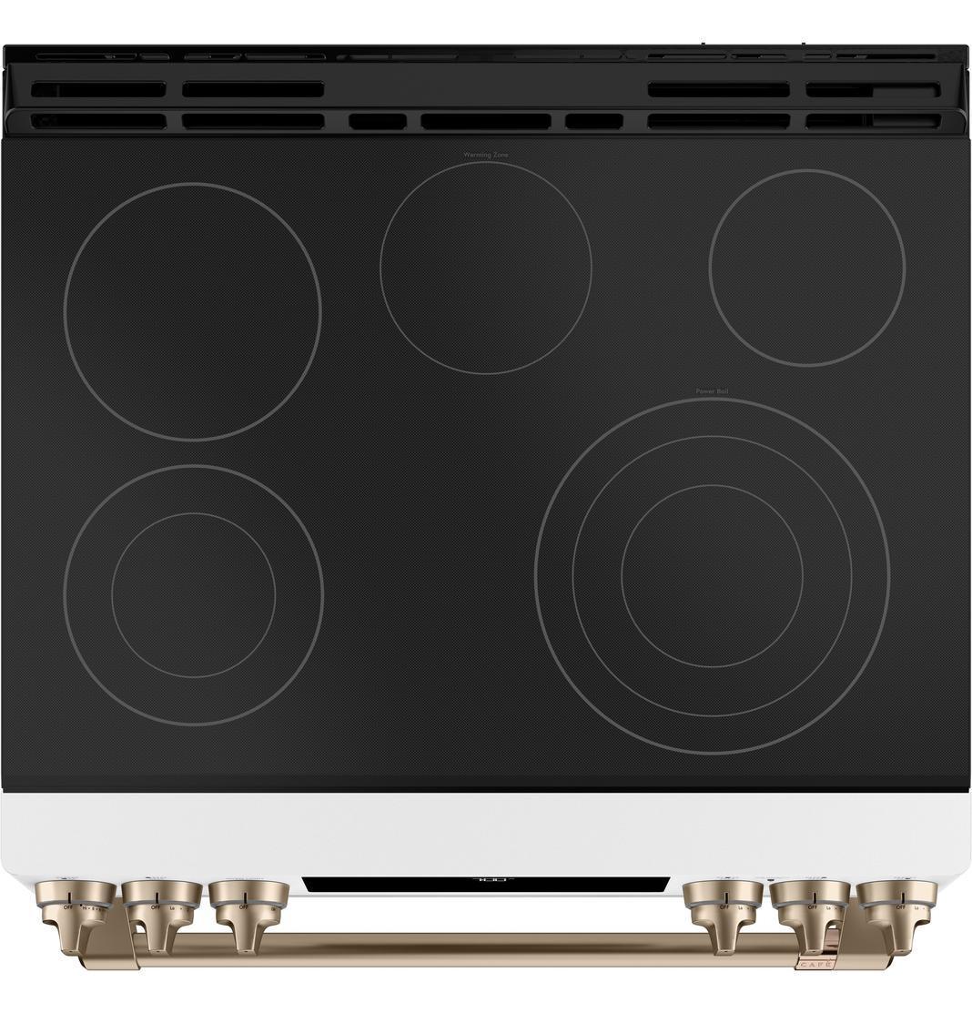 Café - 5.7 cu. ft Electric Range in White - CCES700P4MW2