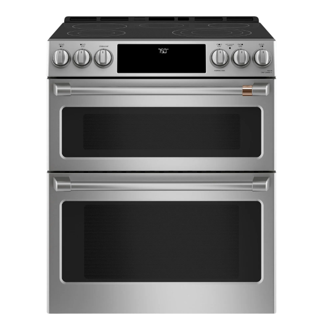 Café - 29.88 Inch 6.7 cu. ft Electric Range in Stainless - CCES750P2MS1
