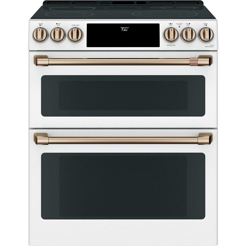 Café - 6.7 cu. ft Electric Range in White - CCES750P4MW2