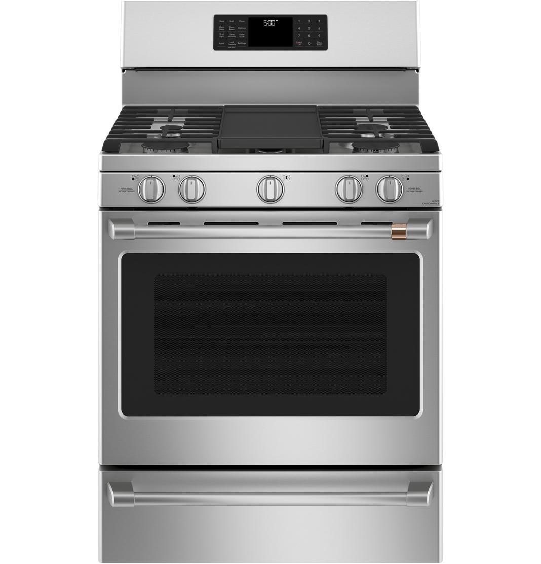 Café - 5.6 cu. ft Gas Range in Stainless - CCGB500P2MS1