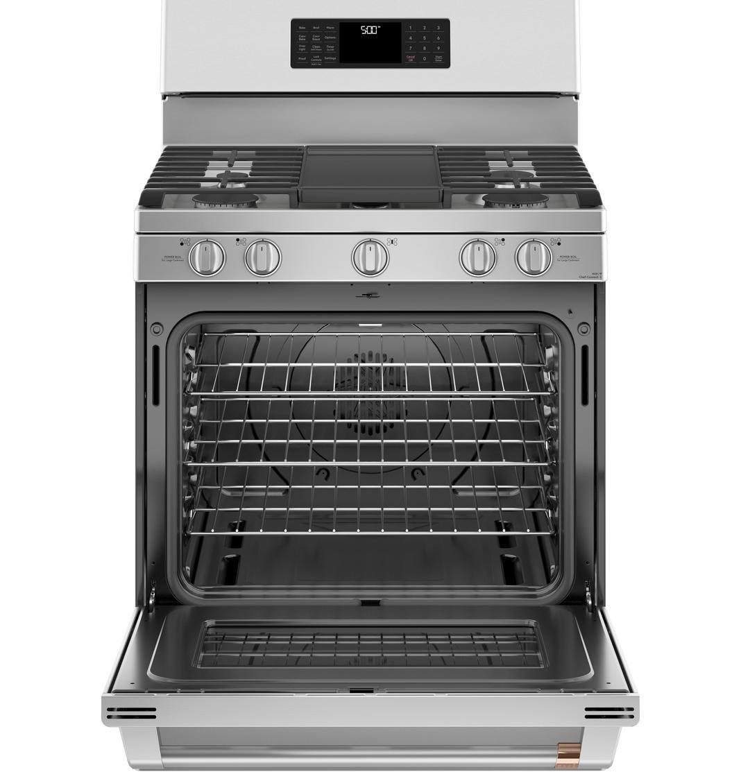 Café - 5.6 cu. ft Gas Range in Stainless - CCGB500P2MS1