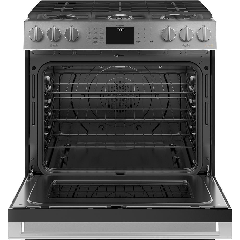 Café - 5.6 cu. ft Gas Range in Platinum - CCGS700M2NS5