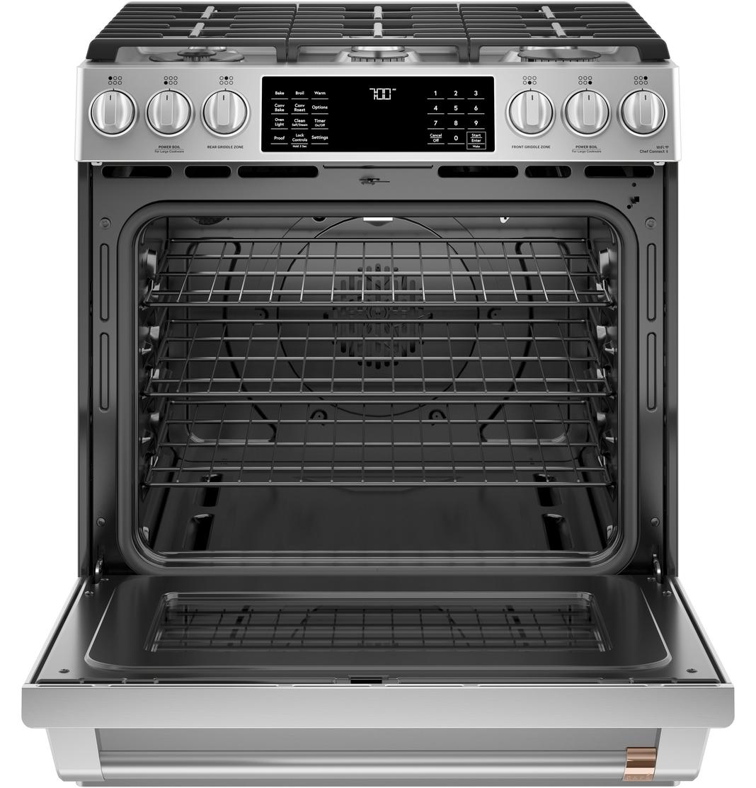Café - 5.6 cu. ft Gas Range in Stainless - CCGS700P2MS1