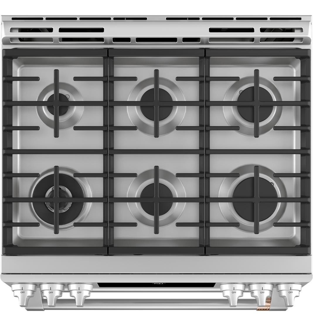 Café - 6.7 cu. ft Gas Range in Stainless - CCGS750P2MS1