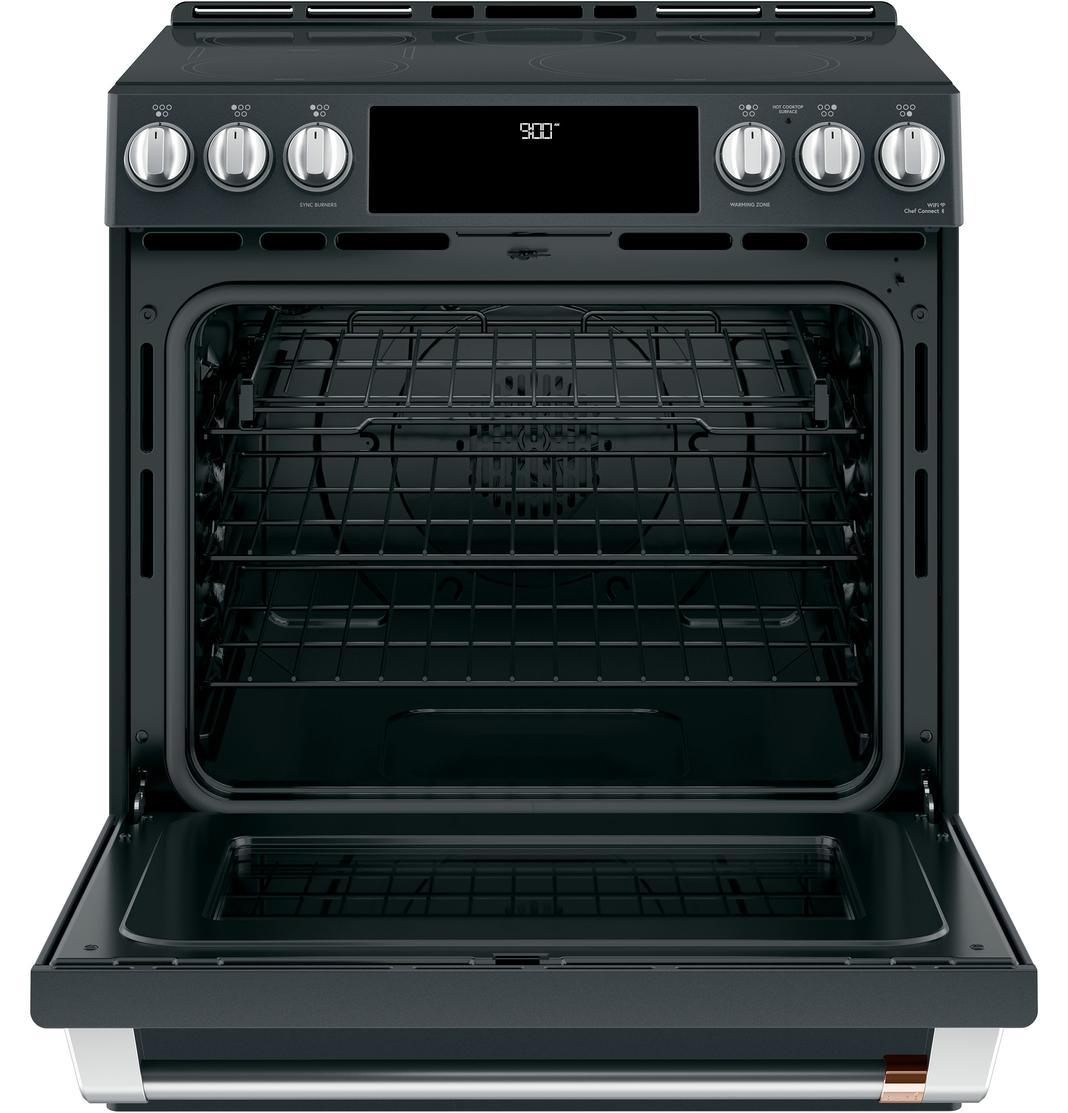 Café - 5.7 cu. ft Induction Range in Black - CCHS900P3MD1