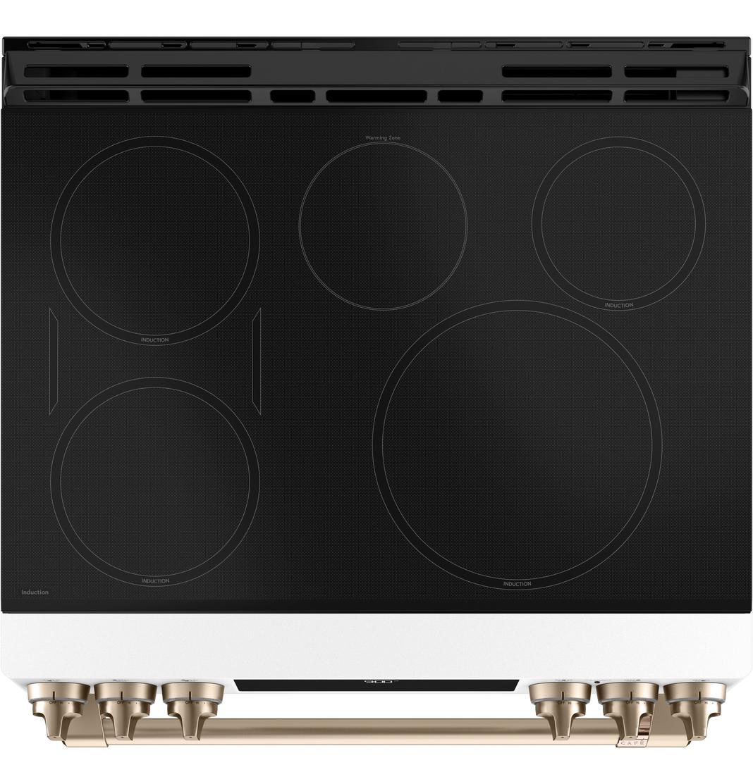 Café - 5.7 cu. ft Induction Range in White - CCHS900P4MW2