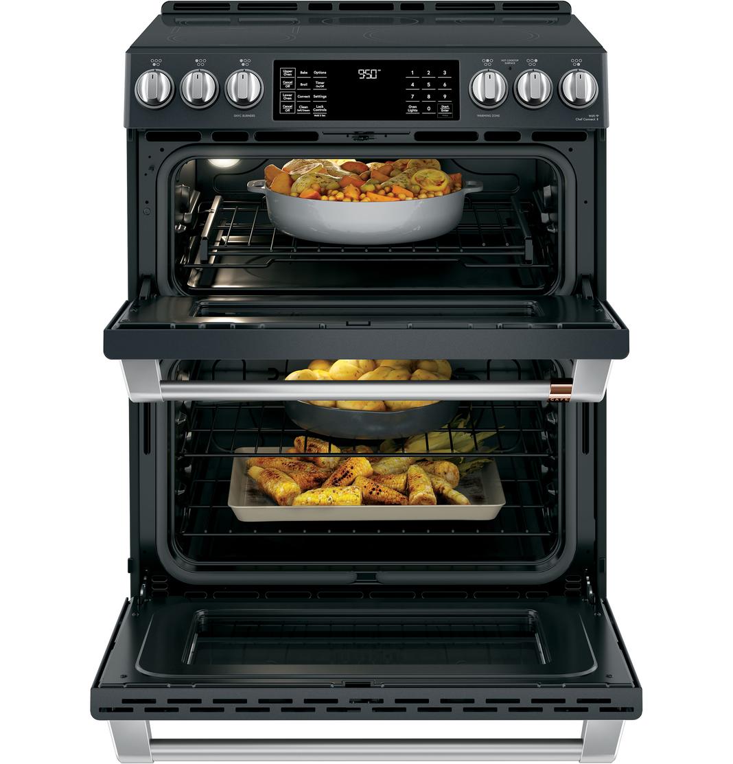 Café - 6.7 cu. ft Induction Range in Black - CCHS950P3MD1