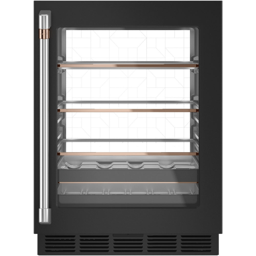 Cafe - 23.7 Inch 5.1 cu. ft Beverage Centre Refrigerator in Black - CCP06BP3PD1