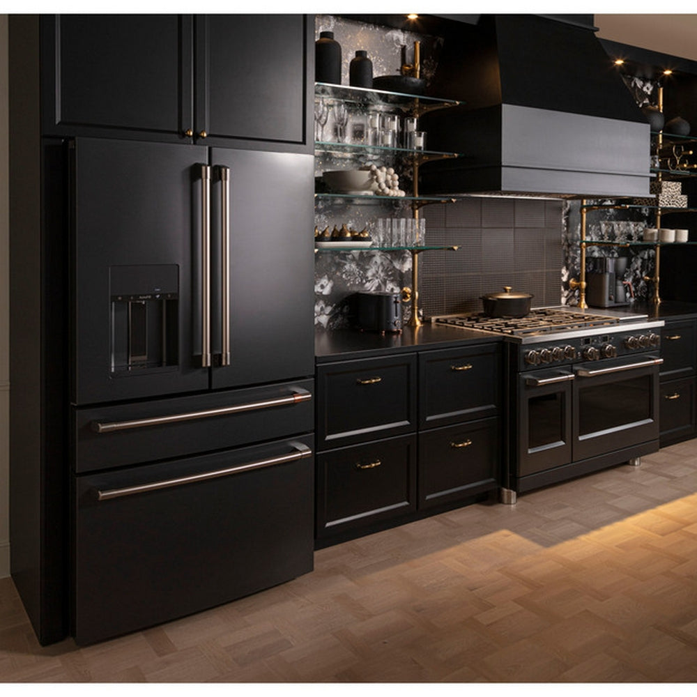 Cafe - 23.7 Inch 4.7 cu. ft Wine Fridge Refrigerator in Black - CCP06DP3PD1