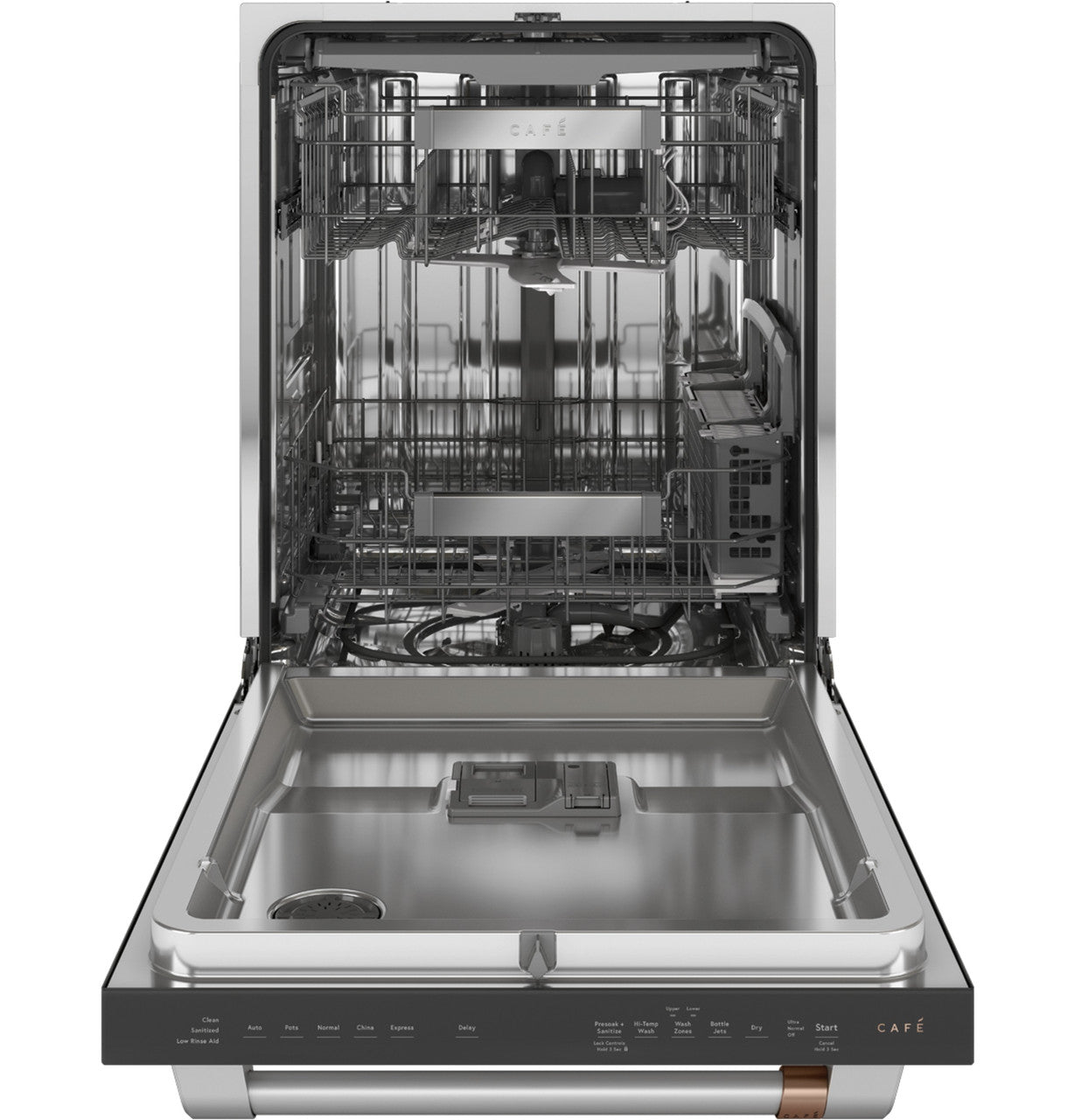 Café - 45 dBA Built In Dishwasher in Black - CDT845P3ND1