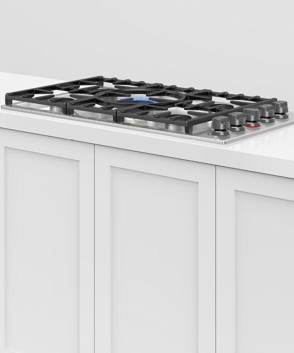 Fisher Paykel - 36 inch wide Gas Cooktop in Stainless - CDV3-365HL
