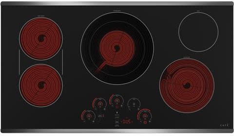 Café - 36.1 inch wide Electric Cooktop in Stainless - CEP90362NSS