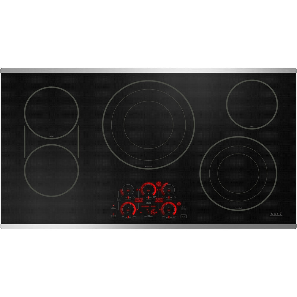 Cafe - 36.1 Inch Electric Cooktop in Stainless - CEP90362TSS