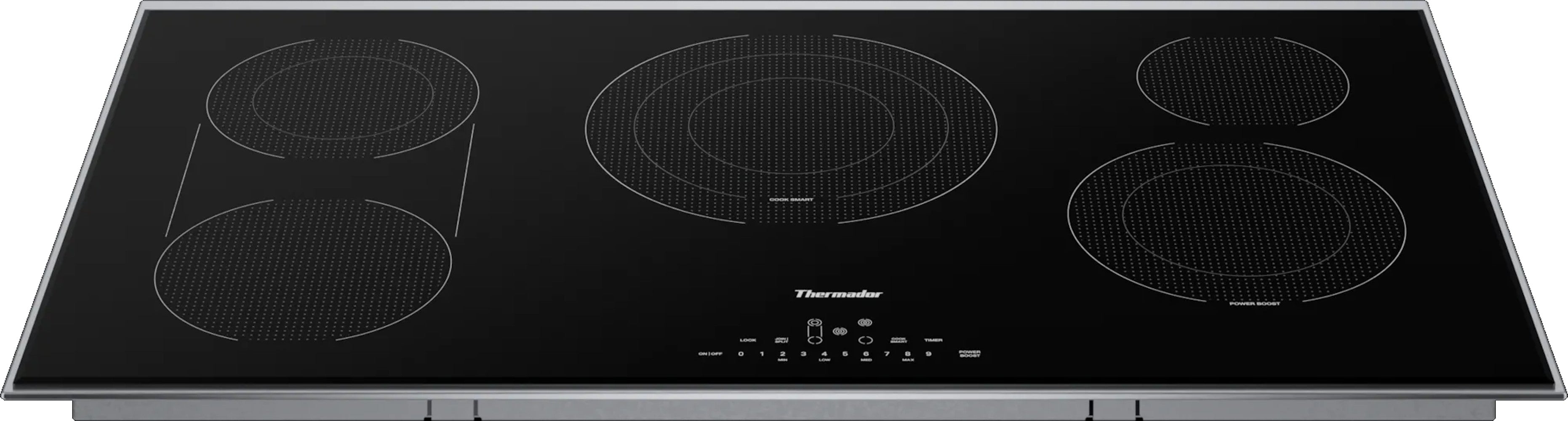 Thermador - 37 Inch Electric Cooktop in Black - CET366YB