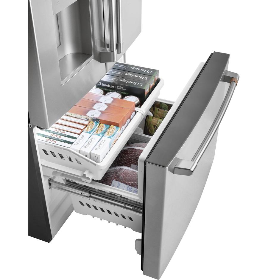 Café - 35.75 Inch 25.6 cu. ft French Door Refrigerator in Stainless - CFE26KP2NS1