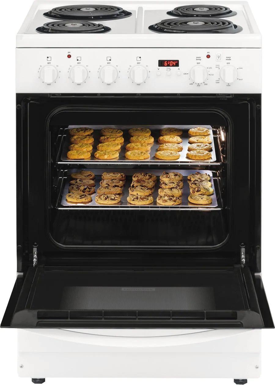 Frigidaire - 1.9 cu. ft Electric Range in White - CFEH2411UW